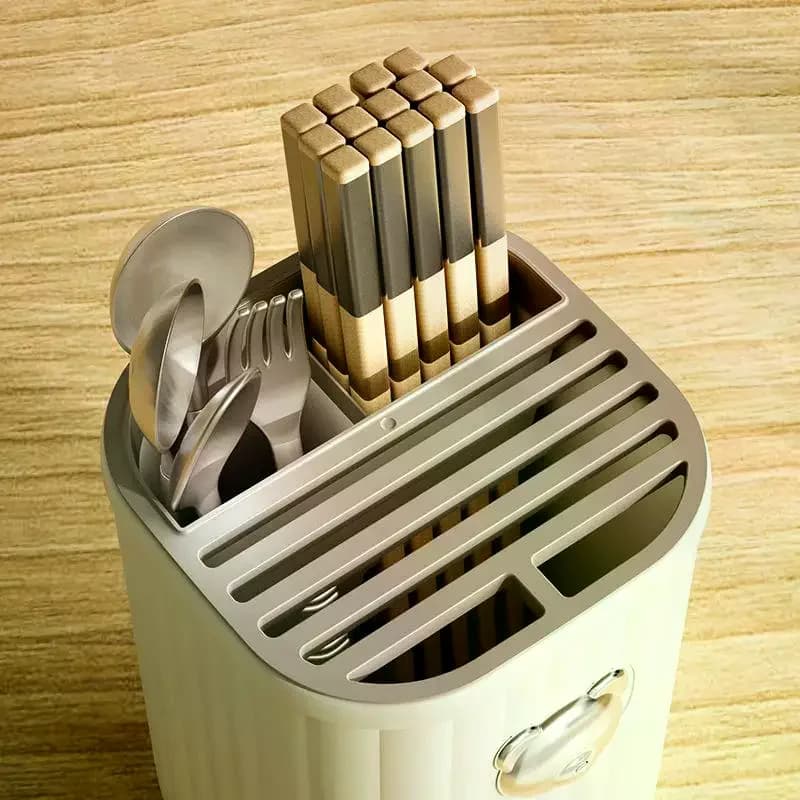 Portautensili Multifunzionale da Cucina, Scaffale per Piano di Lavoro, Contenitore per Utensili Domestici