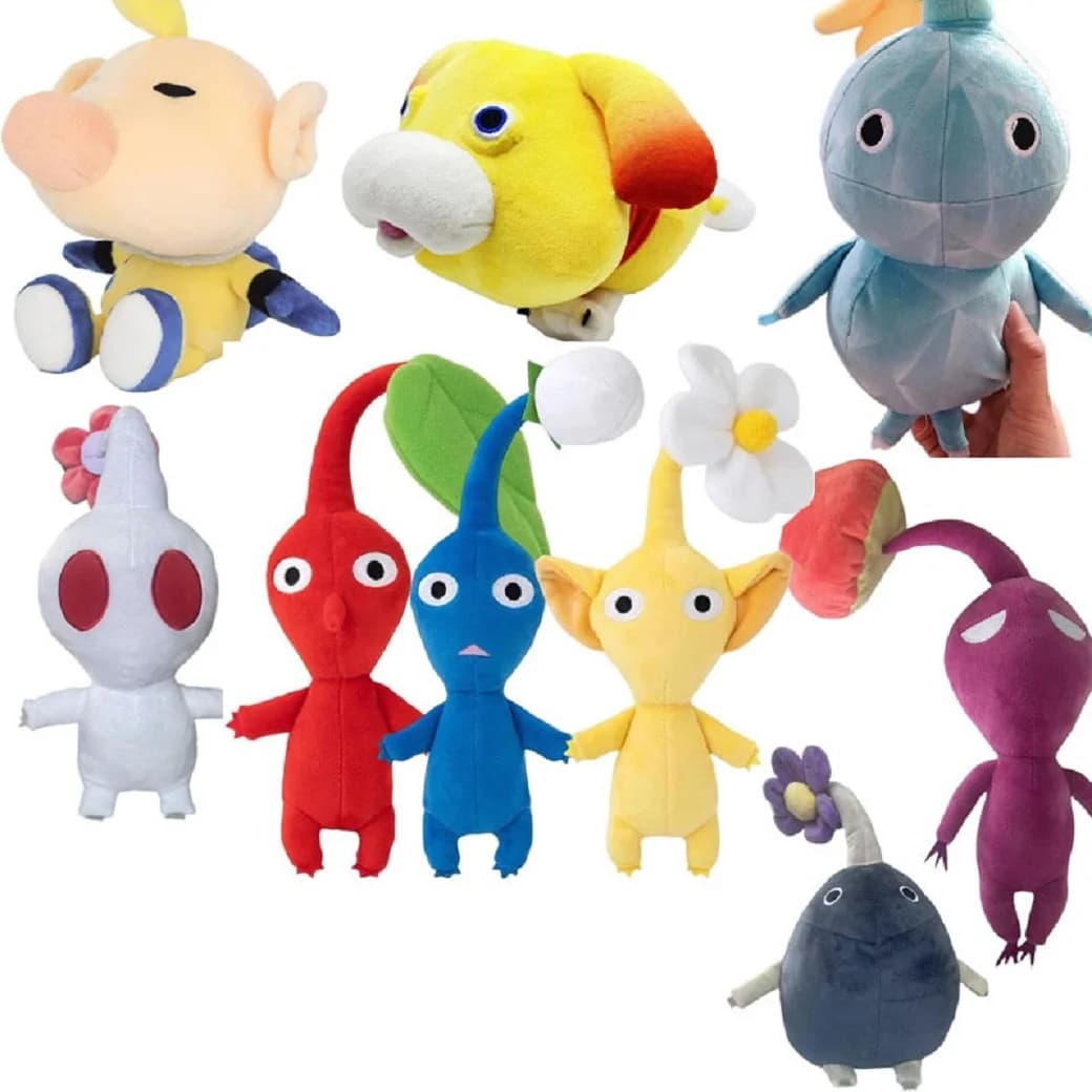 Pikmins di ghiaccio Animali di peluche Rock Pikmins Peluche Blu Pikmins Peluche Pikmins 4 Peluche Cane Bambola Giocattolo Pianta