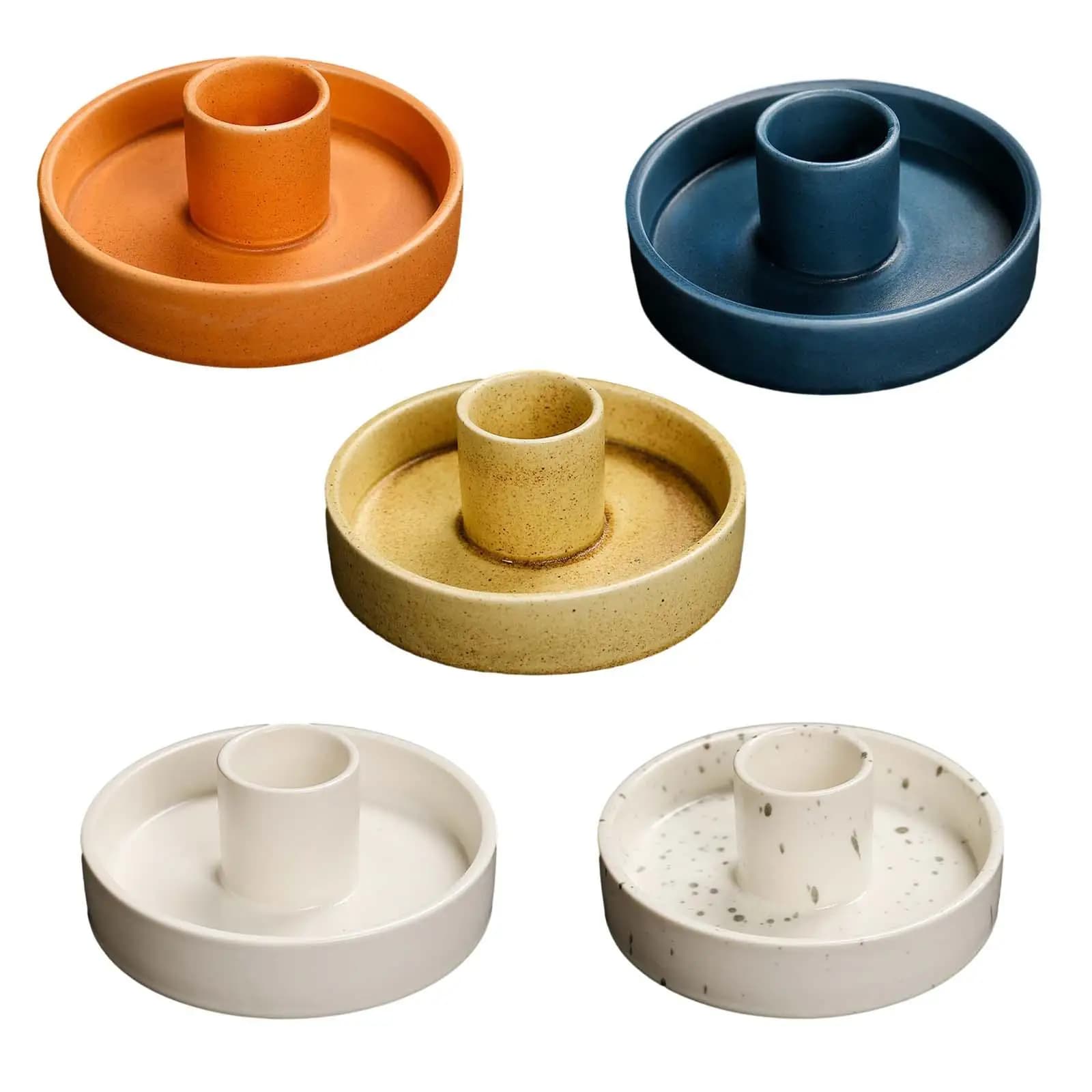 Sage Holder Sage Bundle Burner Table Centerpiece Decoration,Round Incense Burner Palo Holder for Bedroom,Living Room