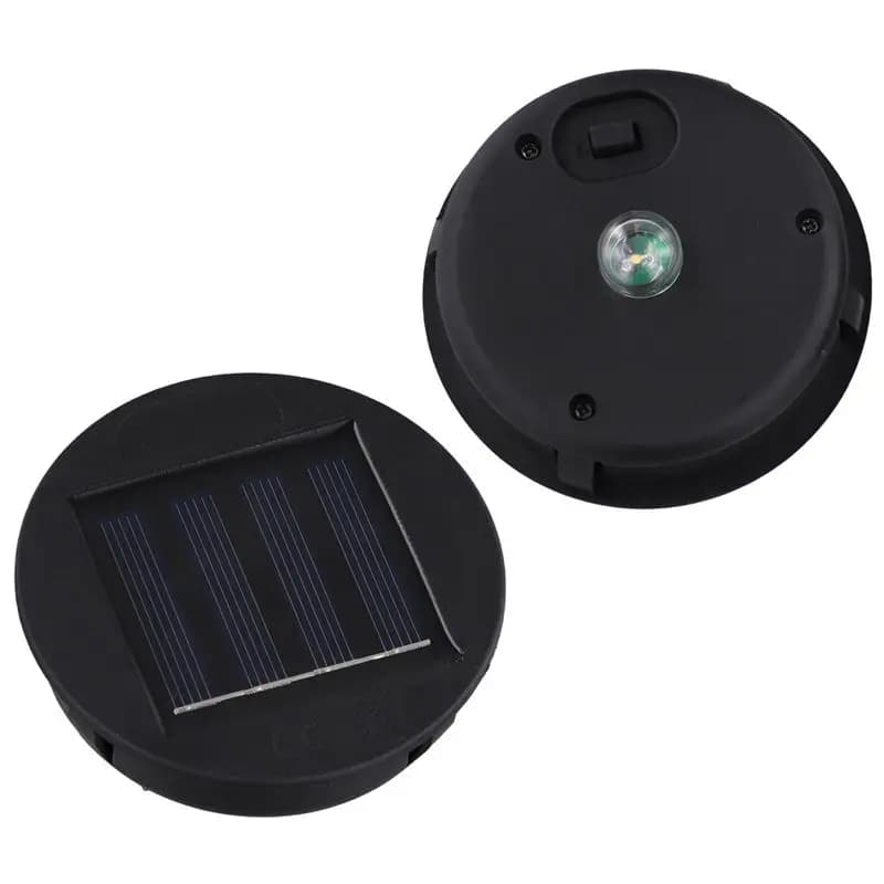 ABFA Confezione da 2 Luci Solari di Ricambio, Pannello Solare Superiore per Lanterne, Luci per Lanterne, Decorazione per Giardino e Patio