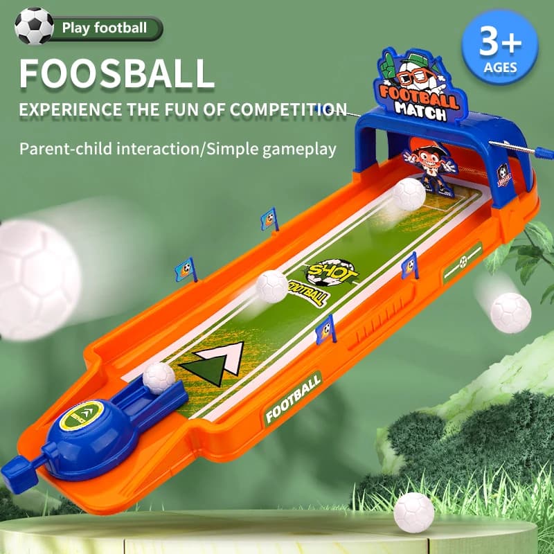 Macchina da calcio per espulsione delle dita, allenamento per la concentrazione dei bambini, gioco interattivo da tavolo genitore-figlio, giocattoli educativi