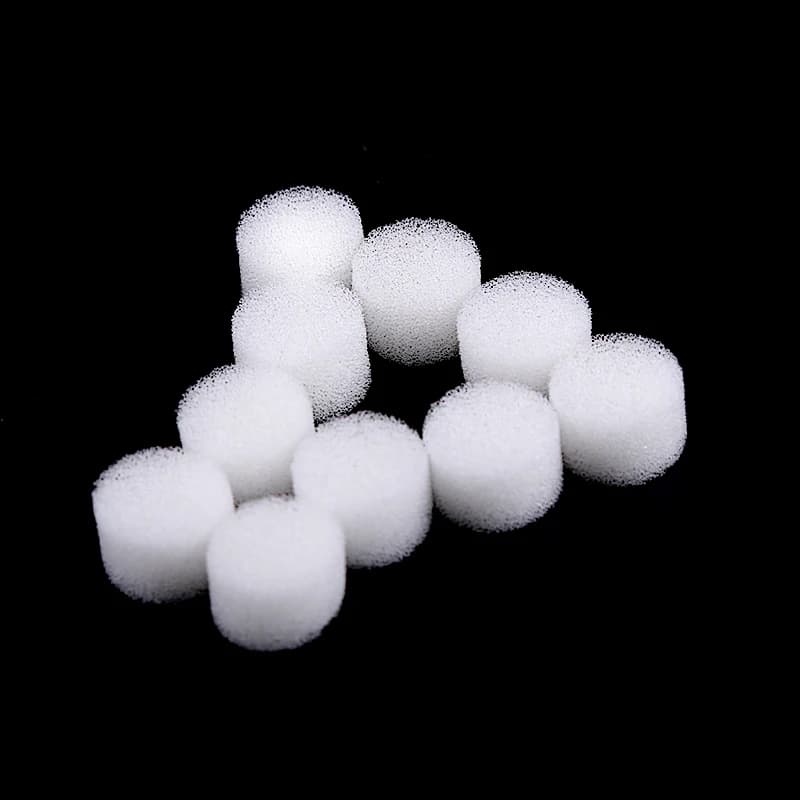 Accessori per nebulizzatore Filtro in cotone Uesd per tubo morbido Inalatore Catetere Nebulizzatore Tazza Assistenza sanitaria Bambino adulto 15/30/50 pezzi