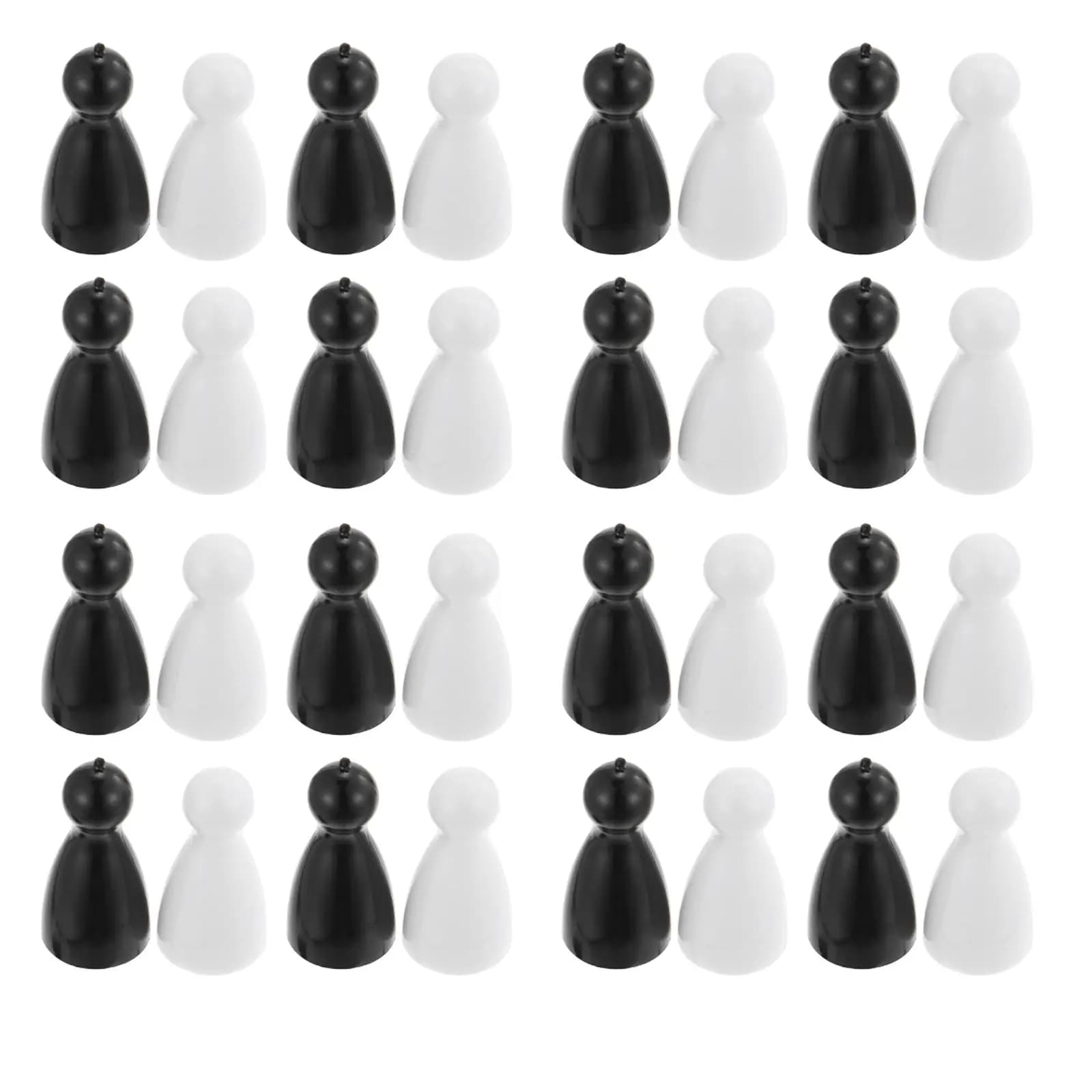 40 Pezzi Accessori per Flight Chess, Pezzi degli Scacchi in Plastica a Forma Umana, Sostitutivi per Giochi da Tavolo, Set Educativo per Bambini