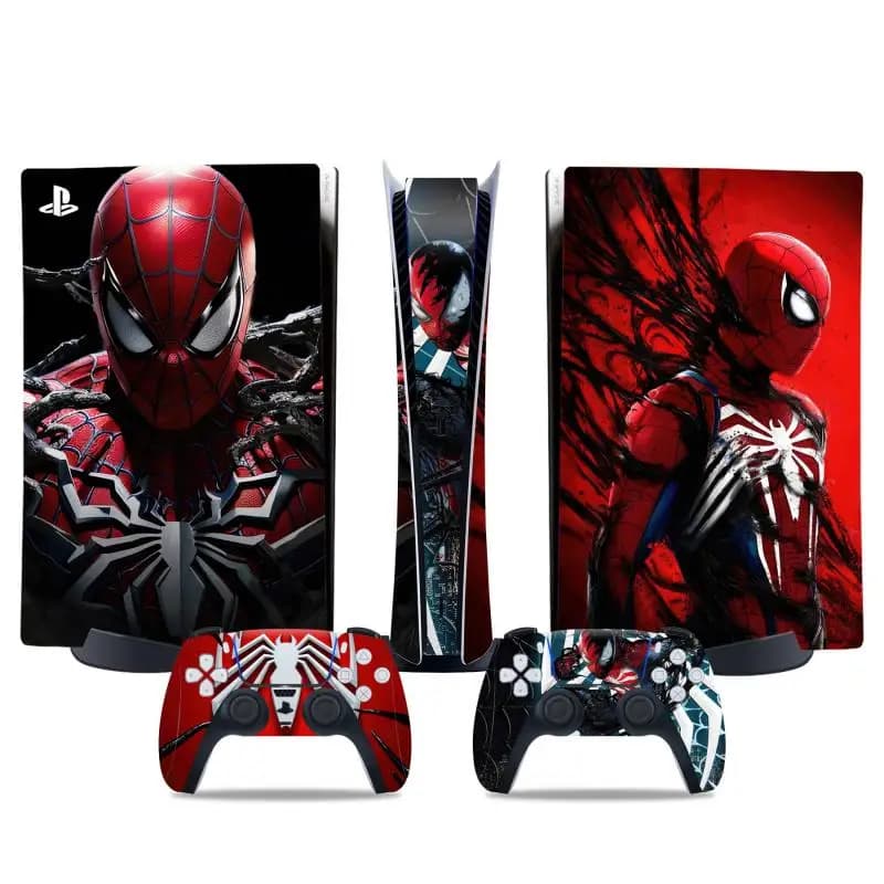 Personalizzato Marvel Spider Man Stampa Ps5 Slim Optical Drive Edition Accessori Adesivi Regalo di film da supereroe multi-stile