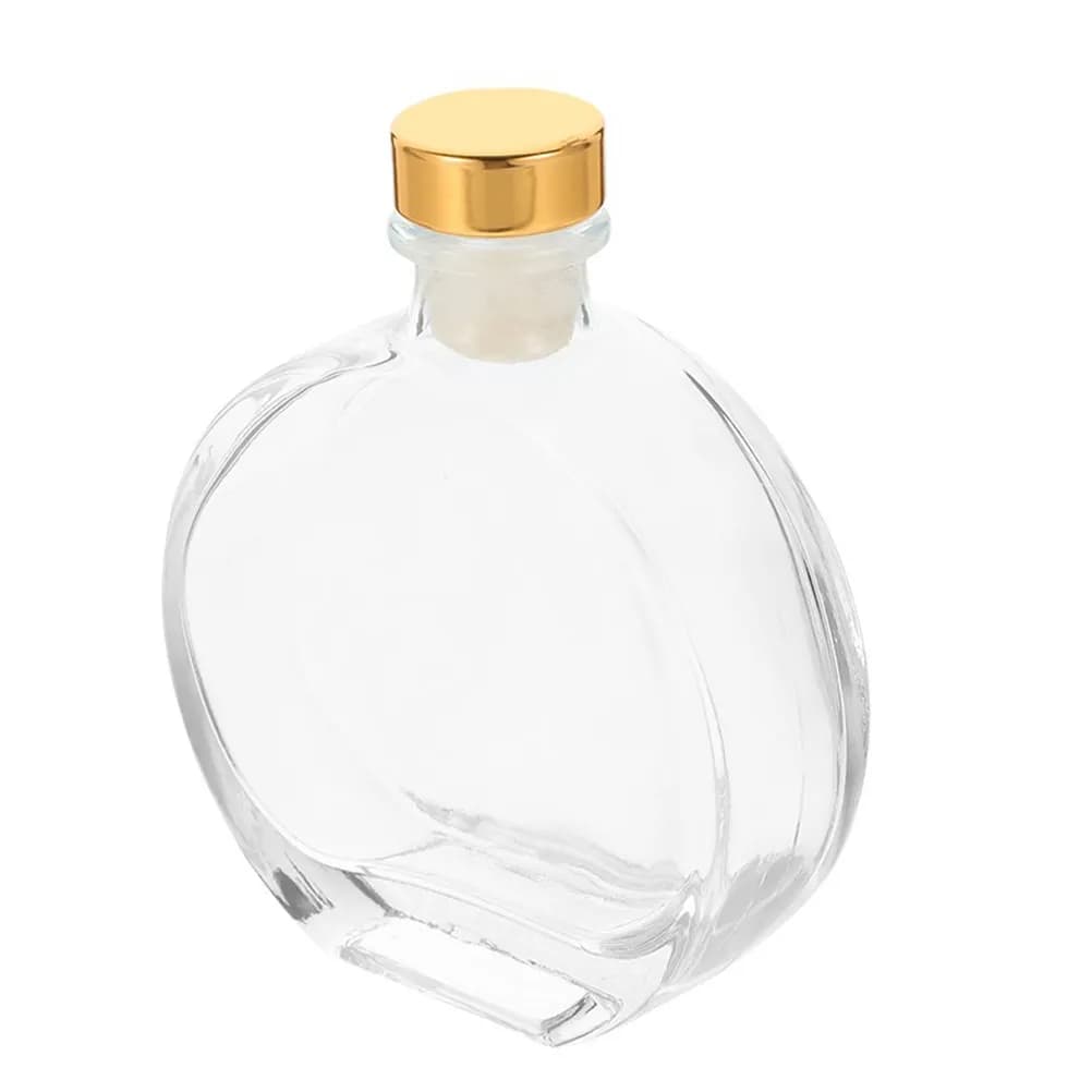 1Set Perfume Diffuser Bottle Glass Aromatherapy Bottle Empty Diffuser Jar Exquisite Home Decor Scent Dispenser for Any Room