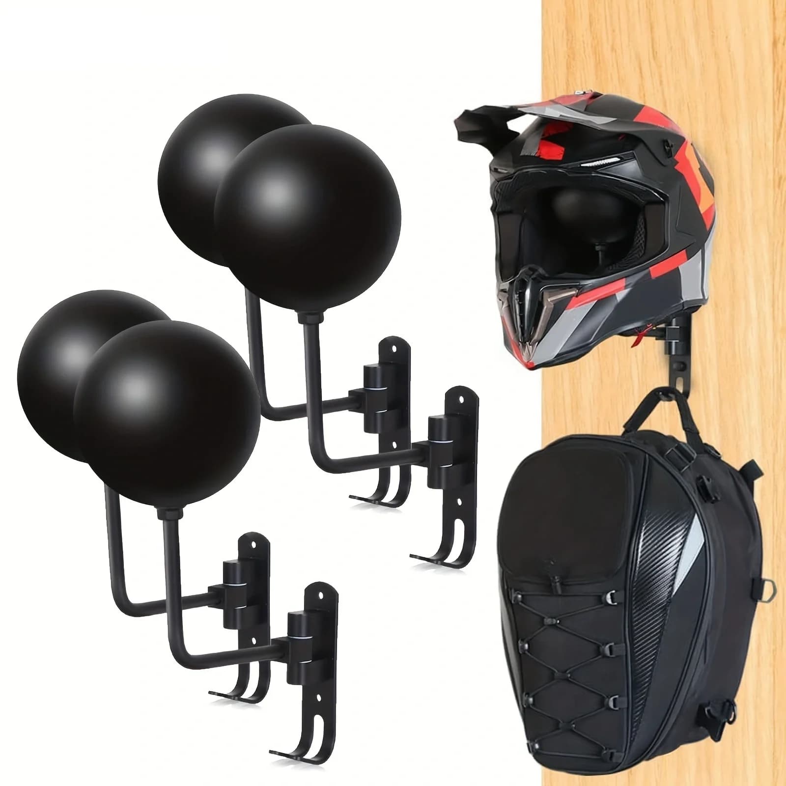 Car Parts Motorcycle Tools Dresses Berretti Caps Wheelchair 180 ° Exhibitor for wall swivel bicycle holders