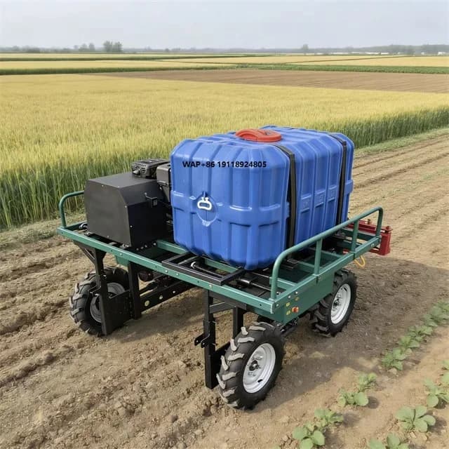 Atomizzatore Agricolo Semovente da 600L con Barra Irroratrice da 8,4m, Telecomando e Portata di 200m, Euro5