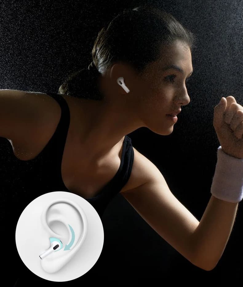 Pioggia Cuscinetti Auricolari In Silicone Per Apple Airpods 3rd Auricolari Senza Fili Custodia Protettiva Tappi Coperture Airpods3 Cuscinetti Auricolari 2 pz/paia