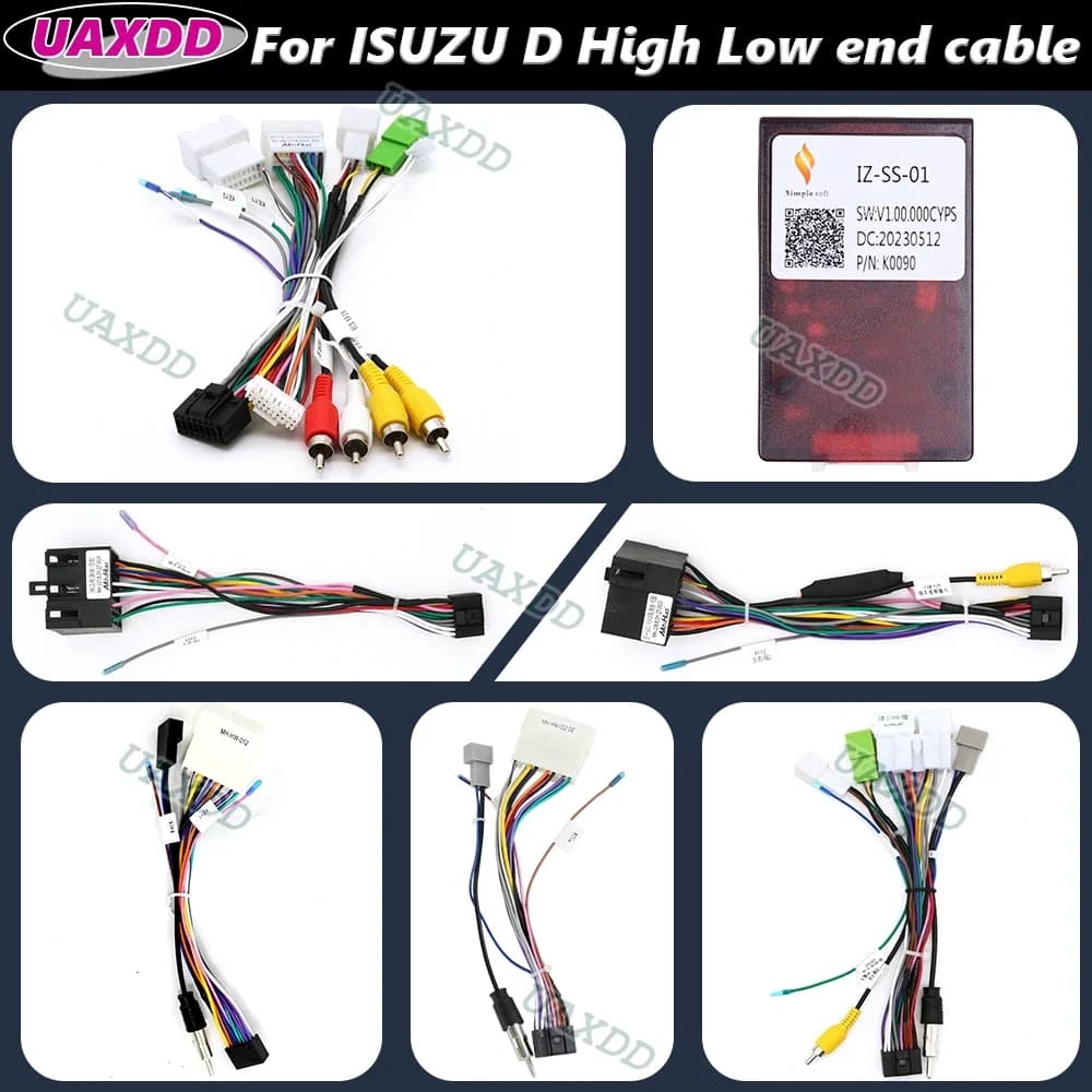 Per Isuzu qingling d-max d max dmax mu-7 Chevrolet oloradoradio adattatore per auto lettore radio Android cavi cablaggio decodificatore canbus