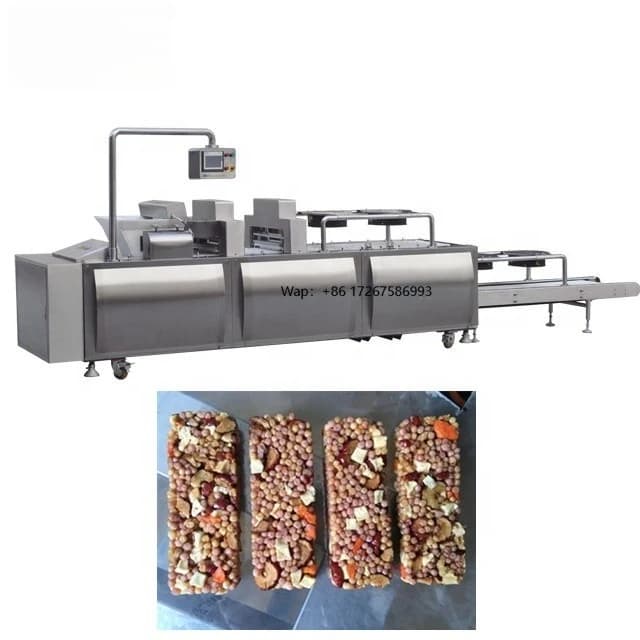 Macchina per Barrette di Cereali e Proteine al Cioccolato a Basso Prezzo, Dispositivo di Produzione Multi-Linea con Estrusione