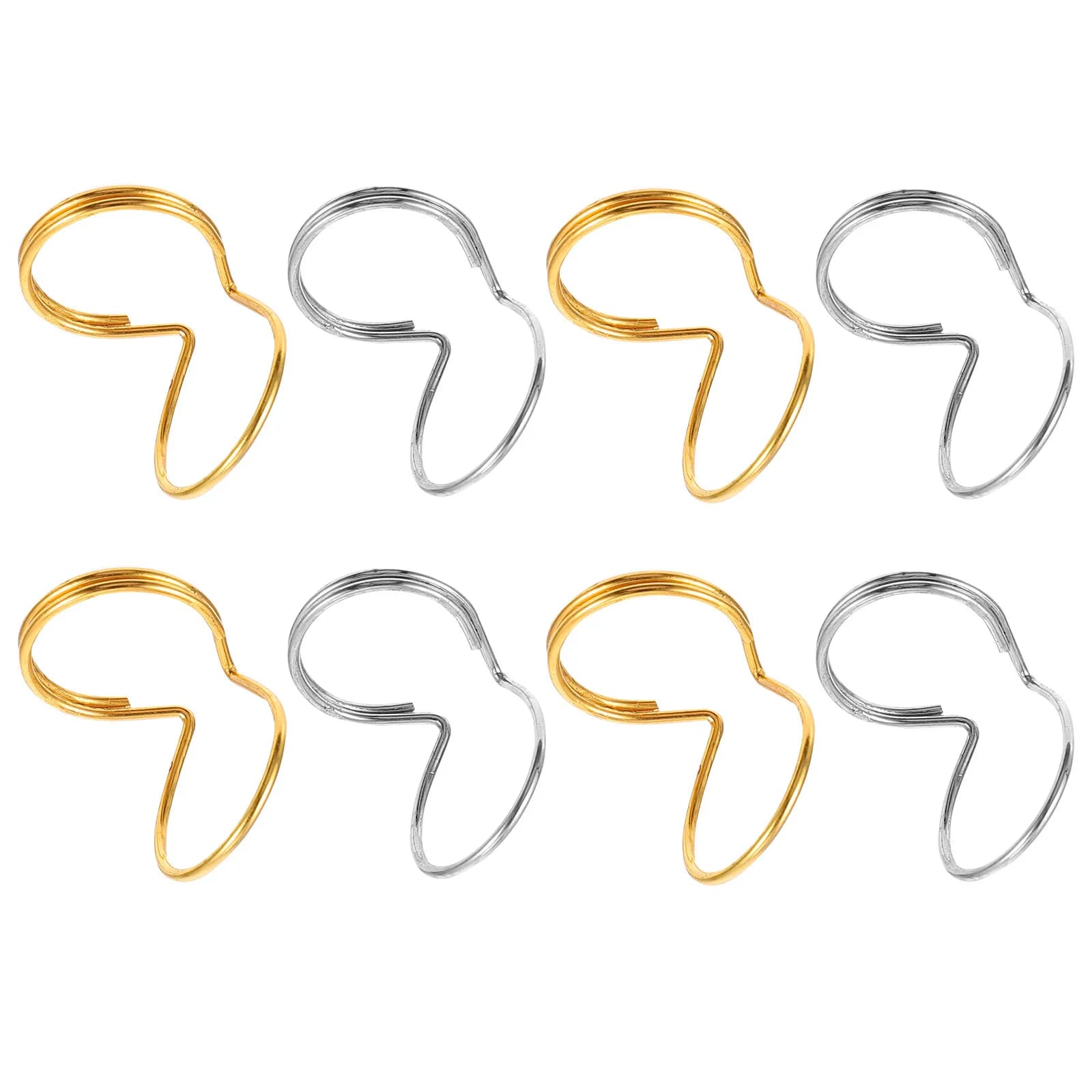 Set di 8 Plettri per Chitarra in Metallo, Comodi Plectriumi per Dita per Chitarra Acustica, Elettrica e Basso, Strumenti Musicali