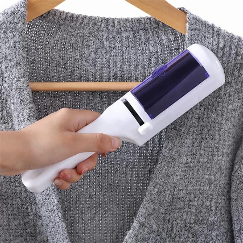 Electrostatic Clothes Dust Pet Hair Remover Brush Portable Sweeper Cleaner for Home Office Travel Daily Cleaning