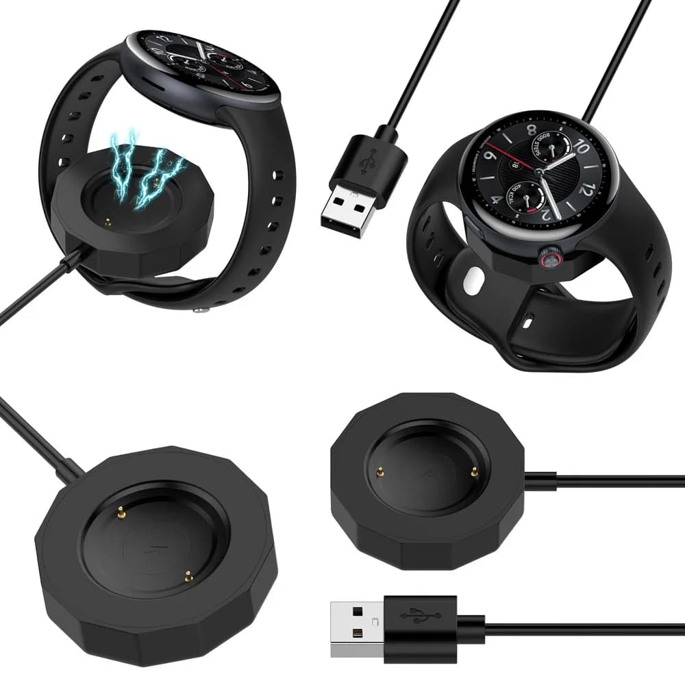 Cavo di ricarica USB magnetico da 1M per Smartwatch, base dock con connettore per Vivo Watch 5 eSIM IQOO Watch5