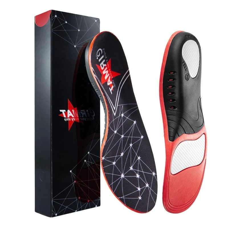 Supporto per arco plantare Solette ortopediche Uomo Womenarch Supporto Solette sportive Suola ammortizzante in silicone Cuscinetti per fascite plantare 1 paio