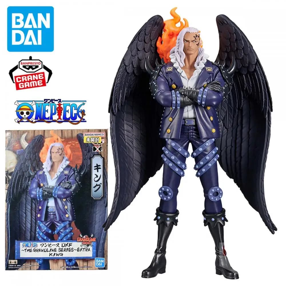 100% originale BANDAI Banpresto Re dell'artista One Piece KING Figura Anime One Piece Modello Genuino Giocattolo in scatola Regalo