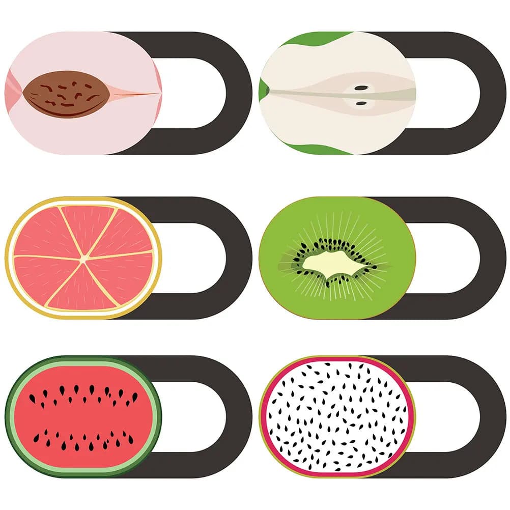 6Pcs Camera Cover for Laptop Computer Phone Webcam Privacy Slider ABS Material Ultra Slim Fit Decorative Webcam Cover No Residue