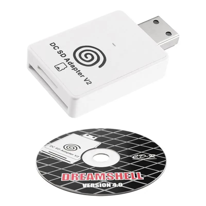X12A-Dc Sd Tf Card Adapter Reader V2 Voor For Sega Dreamcast En Cd Met Dreamshell Boot Loader
