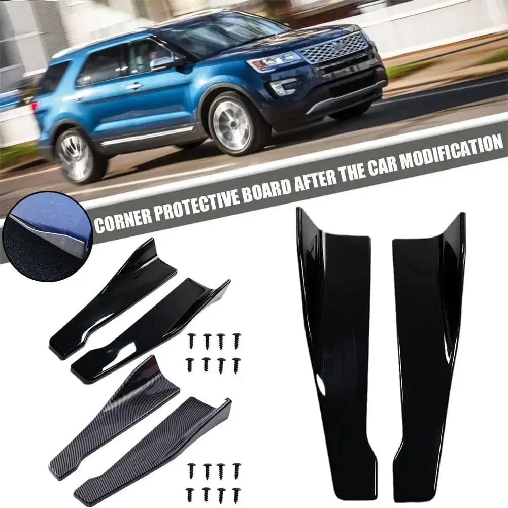 2 Universal Parts Protected Front bumpers Auto, Spoiler Diffuser Anti-scratch Length 48CM For Audi BMW HONDA
