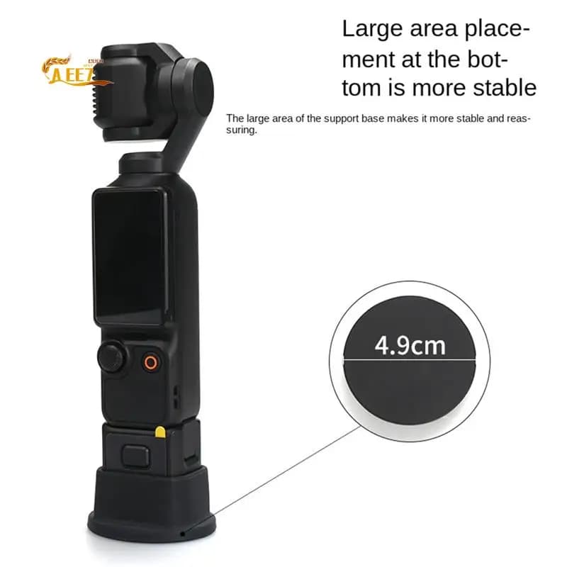 AEE7-Adatto per DJI OSMO Pocket 3 Camera Base antiscivolo in silicone adatta per Pocket 3 Gimbal Action Camera Base di supporto