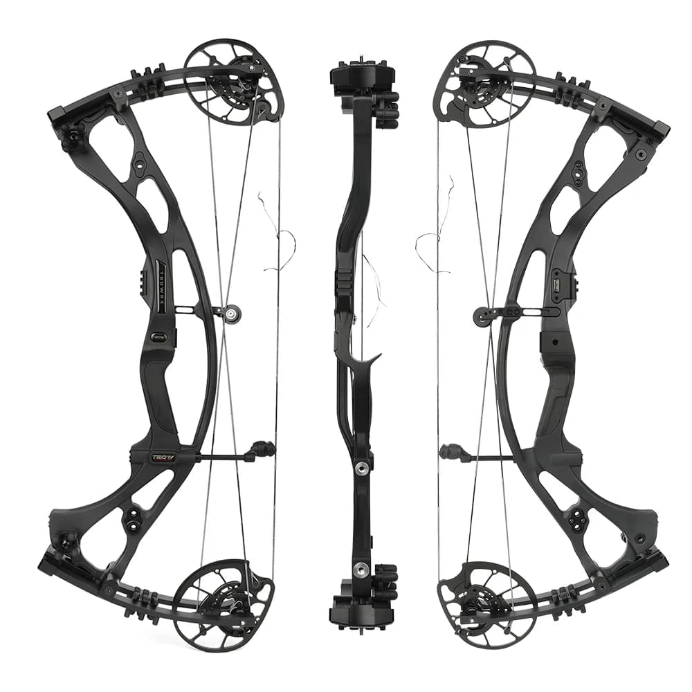 40-70Lbs Archery Compound Bow 342fps Pulley Bow Let-off 80-85% CNC Dual Cam Right Hand Outdoor Shooting Hunting Target Practice