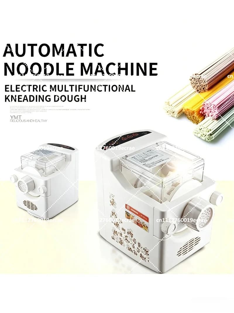 Electric Noodle Maker 168B, Multifunctional Automatic Pasta Machine for Fresh Homemade Noodles