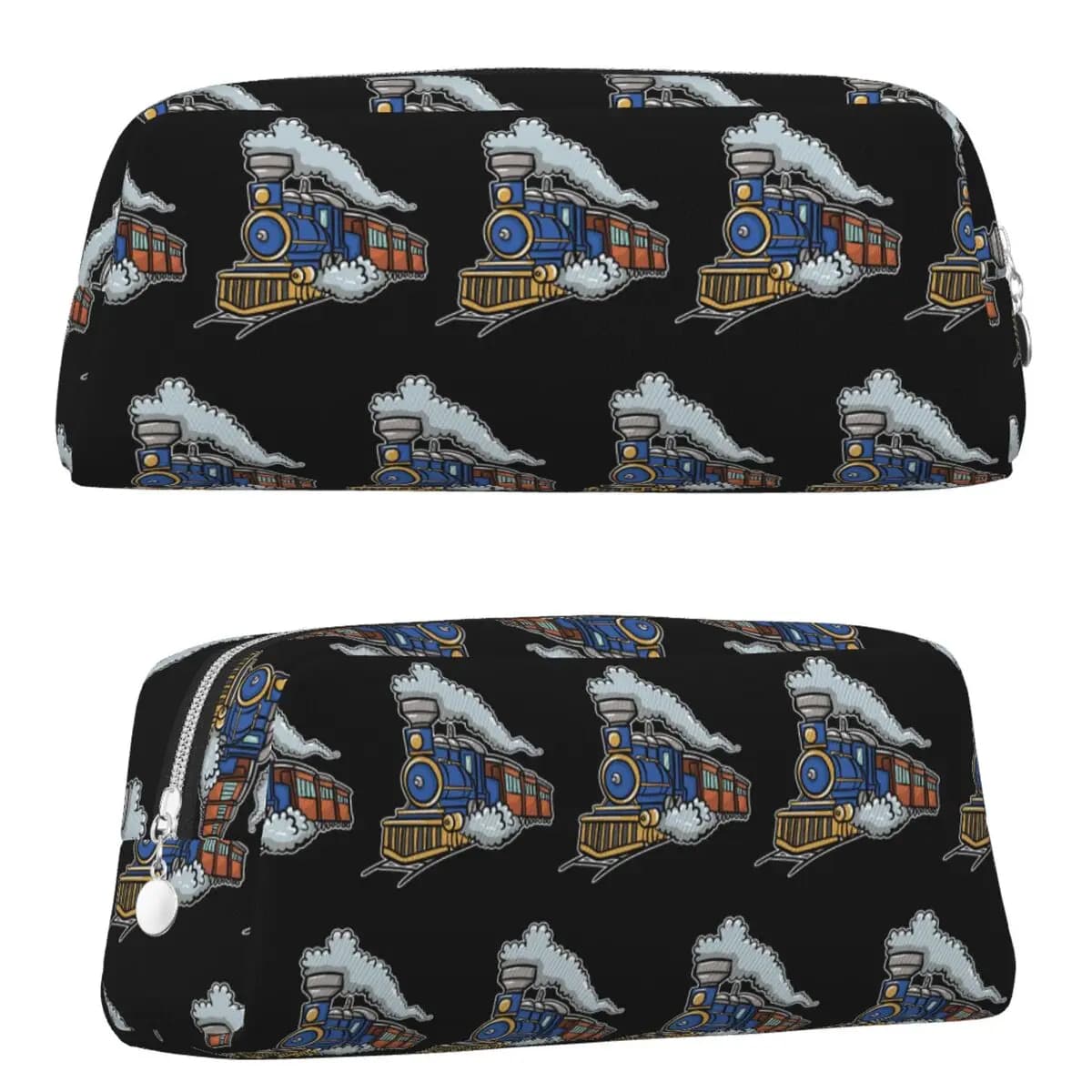 Train Railroad Pencil Cases for Student Gifts Pen Box Pencil Bag Pencil Pouch Storage Stationery Supplies