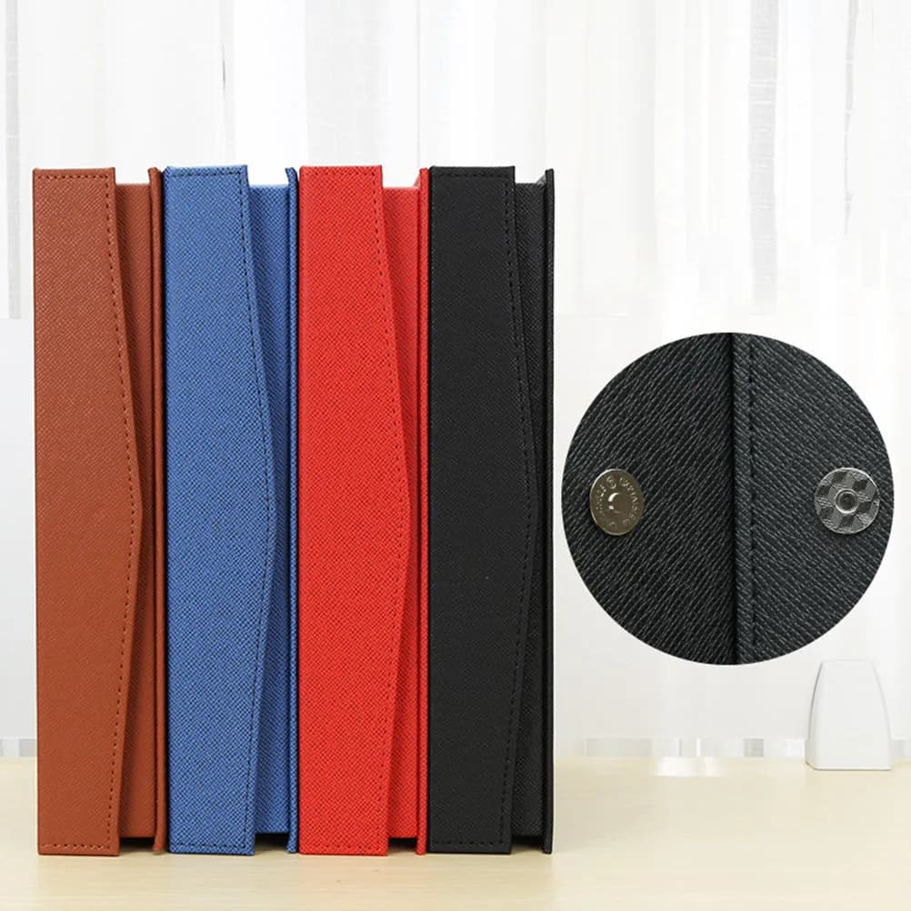 Portablocco A4 in PU con profilo, porta documenti, cartella per appunti, scatola portaoggetti, portatile e leggero per casa, ufficio, scuola