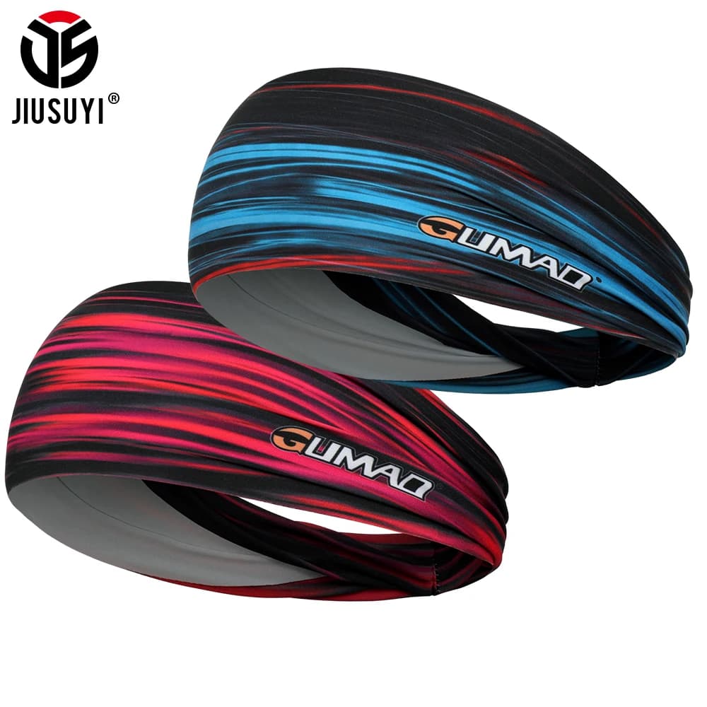 2 pezzi Sport Fascia elastica Fascia per il sudore Corsa Yoga Palestra Tennis Golf Fasciatura per il sudore Fascia per capelli Copricapo Accessori per capelli Uomo Donna