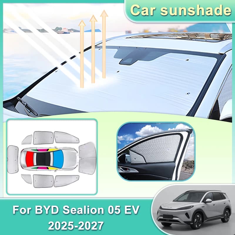 Per BYD Sealion 05 EV 2025 2026 2027 Auto Parabrezza Visiera Finestra Shades Protezione Solare Anti-Uv Parasole Auto Tenda Strumento Accessori