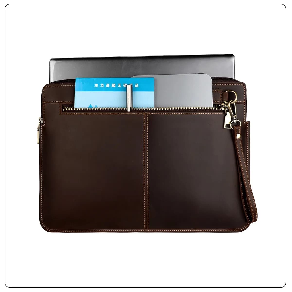 Custodia per laptop da 14 pollici, borsa protettiva antiurto per notebook con tasca con cerniera per accessori, custodia resistente per il trasporto del laptop