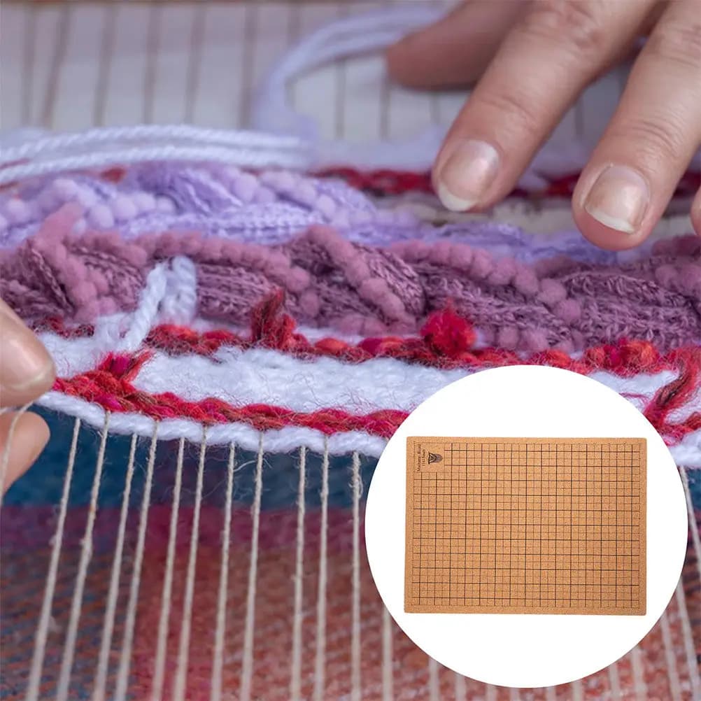 Cork Macrame Board with Grid Pattern for DIY Jewelry Making Bracelet Wall Hanging Crafts Precise Weaving Knotting and Braiding