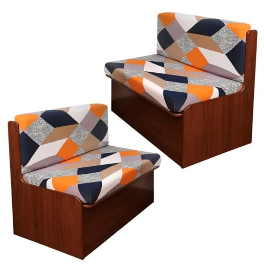 Copricuscini per Dinette RV, Coperture Elasticizzate Stampate per Sedili e Divani, Protezione per Mobili di Camper e Roulotte