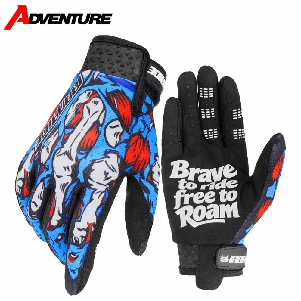 Motorcycle Gloves Full Finger Glove Summer Breathable Motobike Gloves Touch Screen Moto Racing Protective Guantes Bicycle Gloves