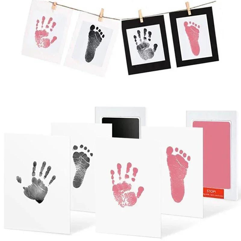 Hands and Feet Improper Kit for Safe and Non-toxic Newborns, Without Contact with Leather, Without Ink, for 0-10 Months, Souvenirs for Newborns and Domestic Animals Improper