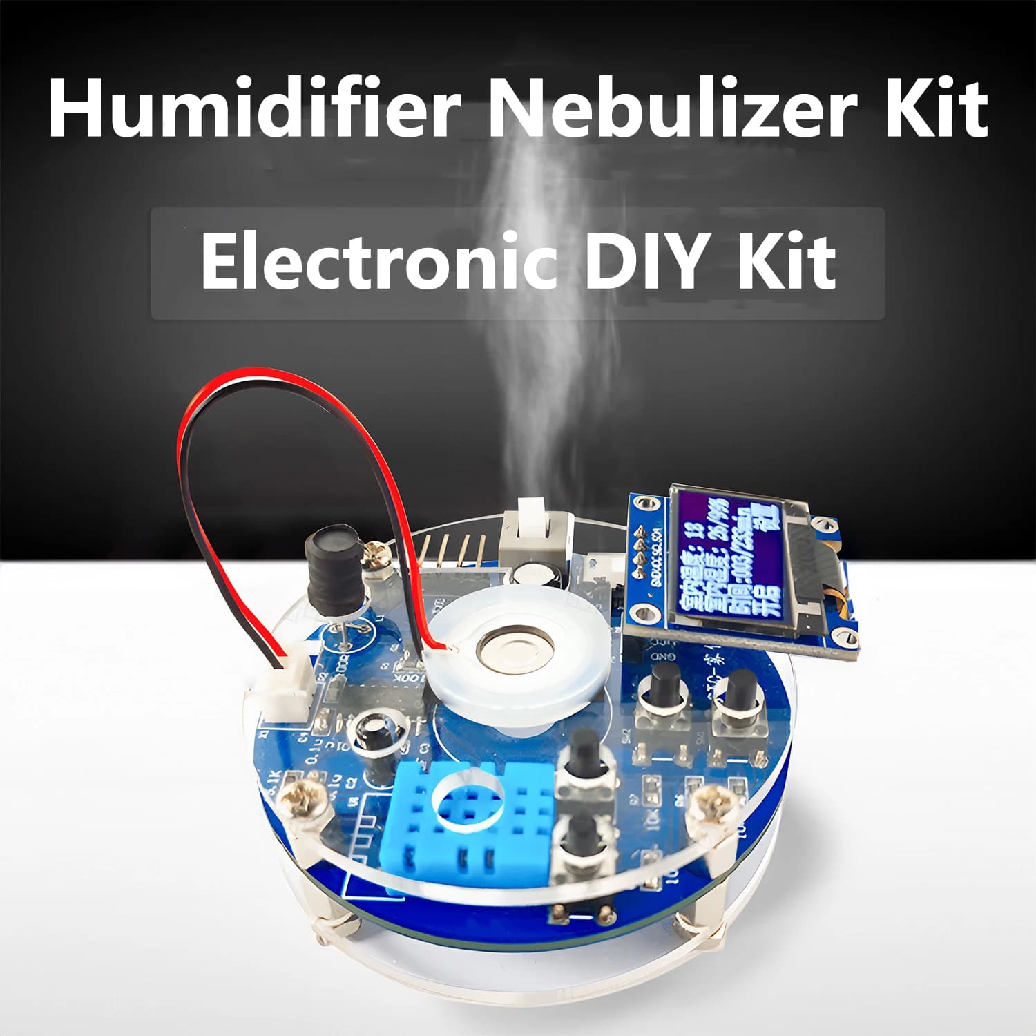 Atomizzatore USB Kit fai da te elettronico Microcontrollore STC Interruttore timer Umidificatore Assemblaggio di saldatura elettronica Pratica parti sciolte