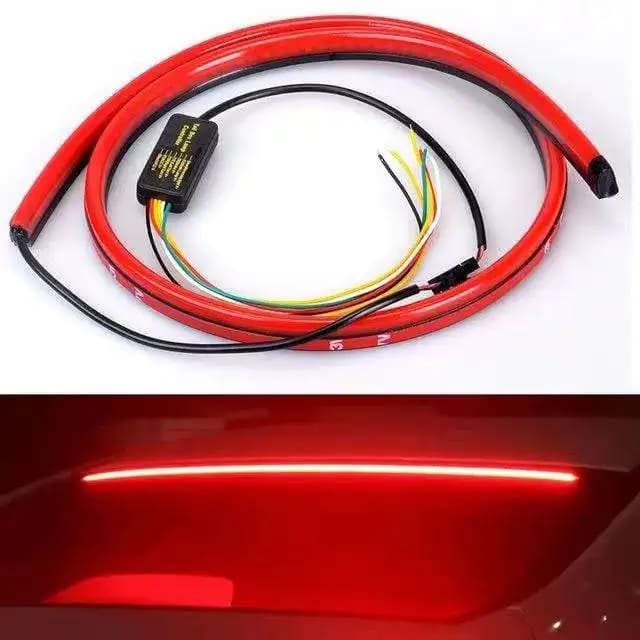 Lemombo 234 100cm Universal Red LED Third Brake Light Strip Multi-Function Flashing Stop Driving Warning Light New 12V Auto Car