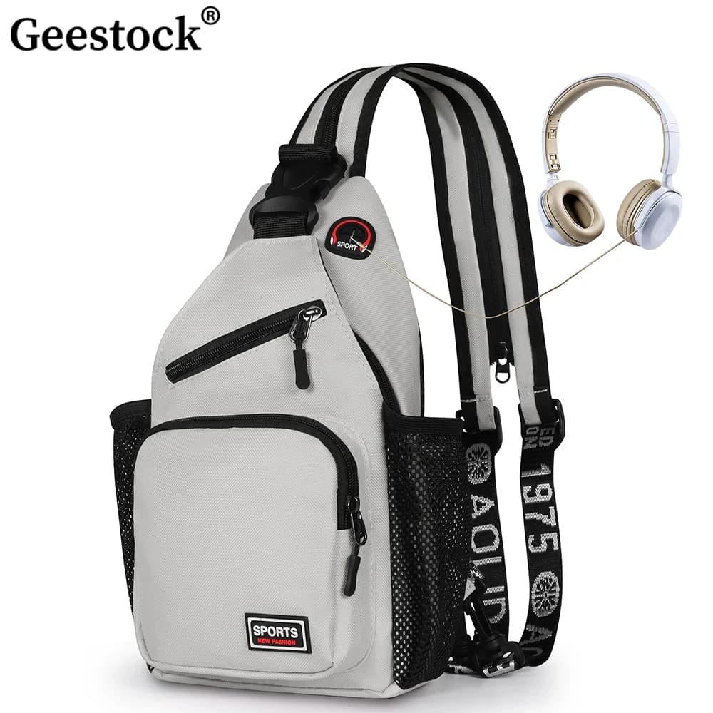 Geestock convertible backpack Small shoulder bag 2 in1 for women Daily shoulder bag Waterproof chest bag for travel and excursions