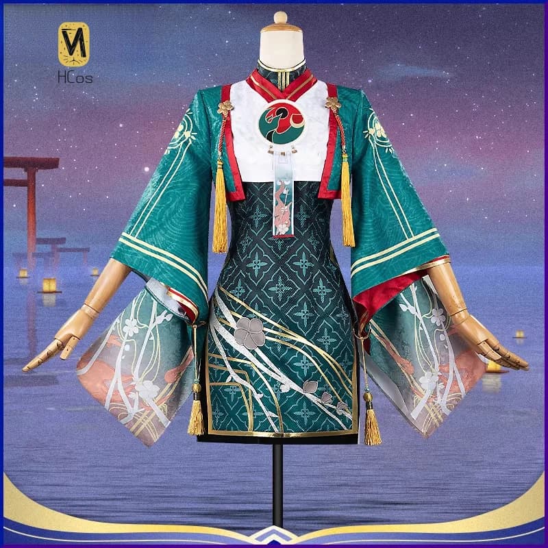 Suzuka Gozen Cosplay Costume by HCos Onmyoji Arena for Halloween, Christmas, Carnival, Role and Comic Games