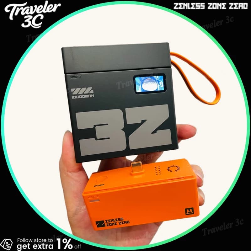 Zenless Zone Zero Portable Fast Charging Power Bank Pro Series Expandable Assembly 100W High Capacity For Outdoor Travel PC