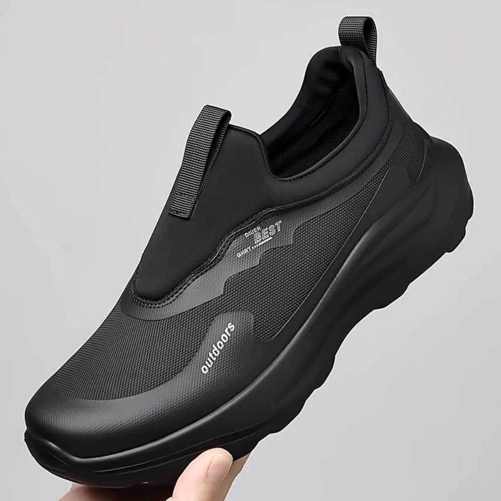 2025 Men's casual shoes series black by hiking Sports shoes low comfortable and soft suitable for all seasons