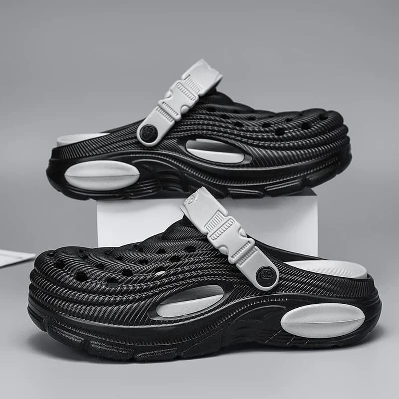 Men's flat sandals, new men's slippers, garden sandals with plateaus, men's summer sandals, men's sneakers, outdoor flip flops, house hoops