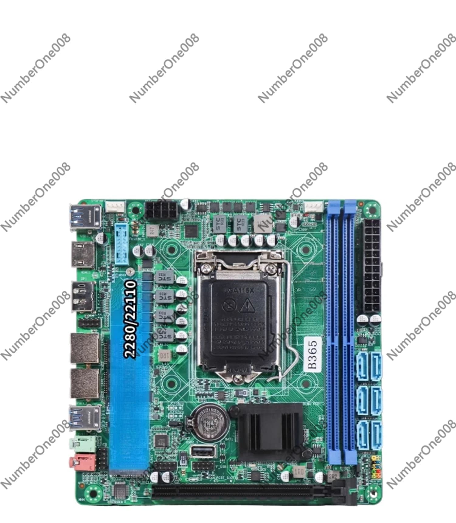 Scheda Madre B365 NAS ITX per Computer Industriale, Routing Software, Server di Archiviazione, Scheda Monster per NAS