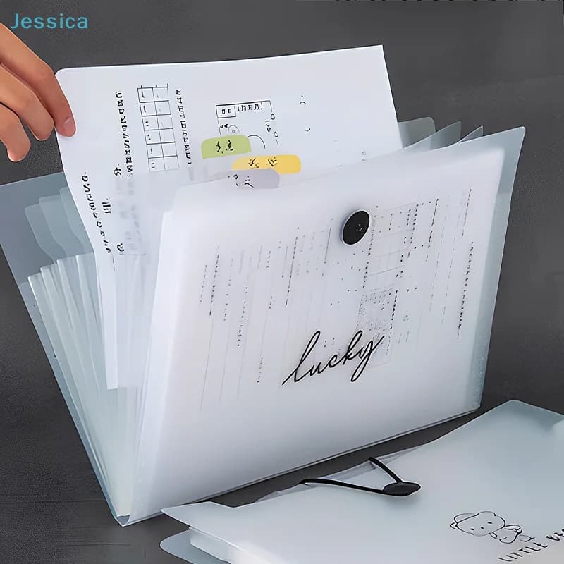 ♥ Organizzatore per esami con inserti per studenti multistrato A4, cartella per fisarmonica per la classificazione dei soggetti, borsa per la conservazione dei file degli esami