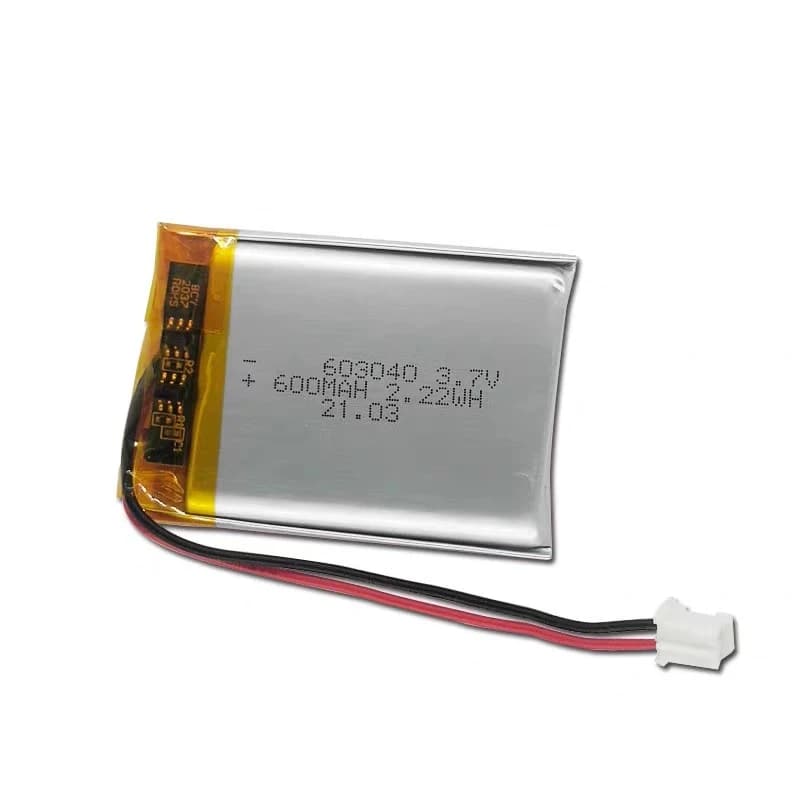 2 pz/lotto 603040 3.7V 600mAh Batteria al Litio per Strumento di Bellezza e Idratazione