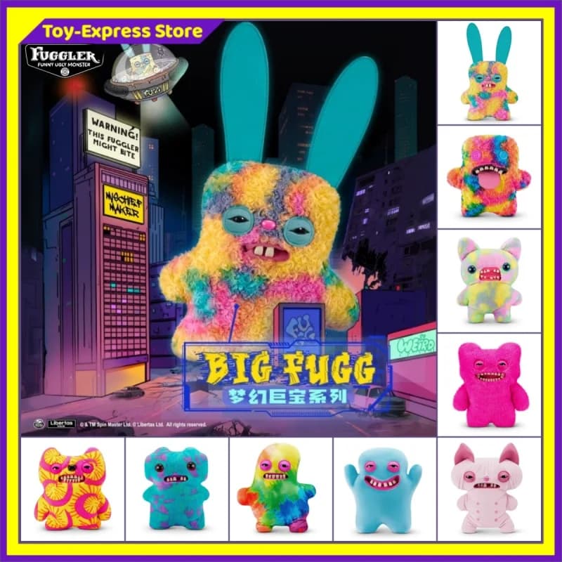 Peluche Fuggler, Giocattoli per Bambini, Divertente Mostro Brutto, Giocattoli per Ragazzi, Grande Serie Mostro Fugg, Mostro con Denti, Simpatico Pupazzo di Peluche Regalo