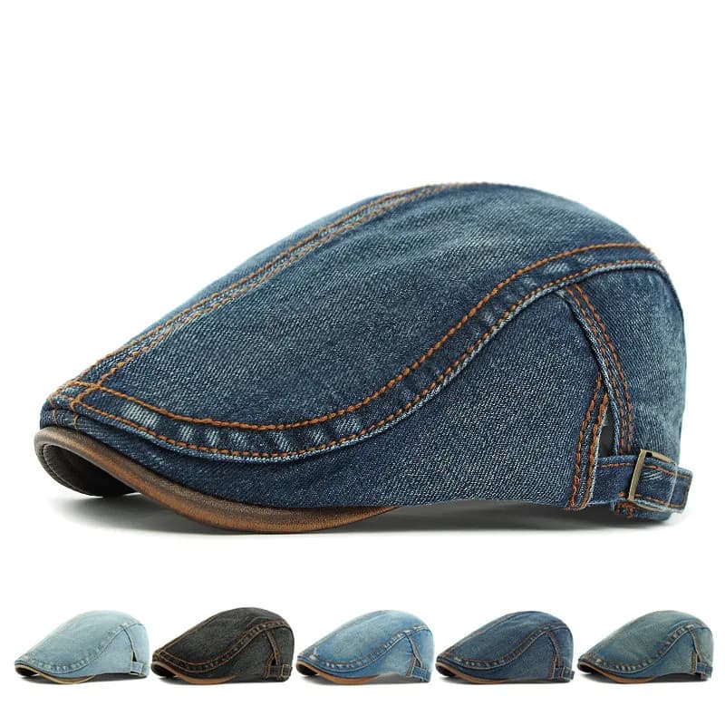 Cappelli Newsboy in Cotone per Tutte le Stagioni, Berretti con Visiera Piatta per Uomo e Donna, Cappelli da Pittore 186
