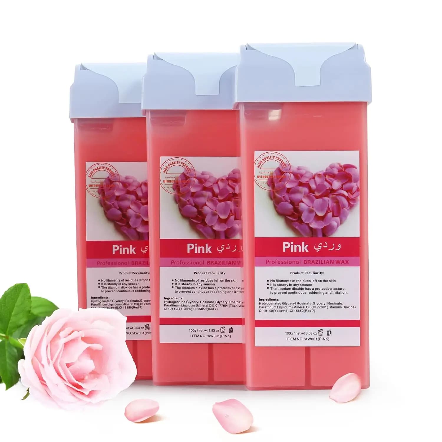 Roll on Wax Refill Painless Roll On Wax For Hair Removal Depilatory Cartridge Wax Warmer For Lavender Bikini Body Hair Removal