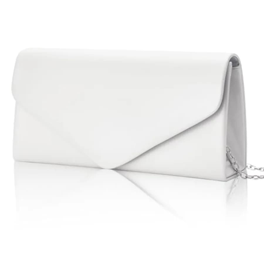 Borsa a tracolla Larcenciel da donna, pochette da sera in pelle vegana con tracolla a catena, borsa elegante per matrimoni e cocktail party