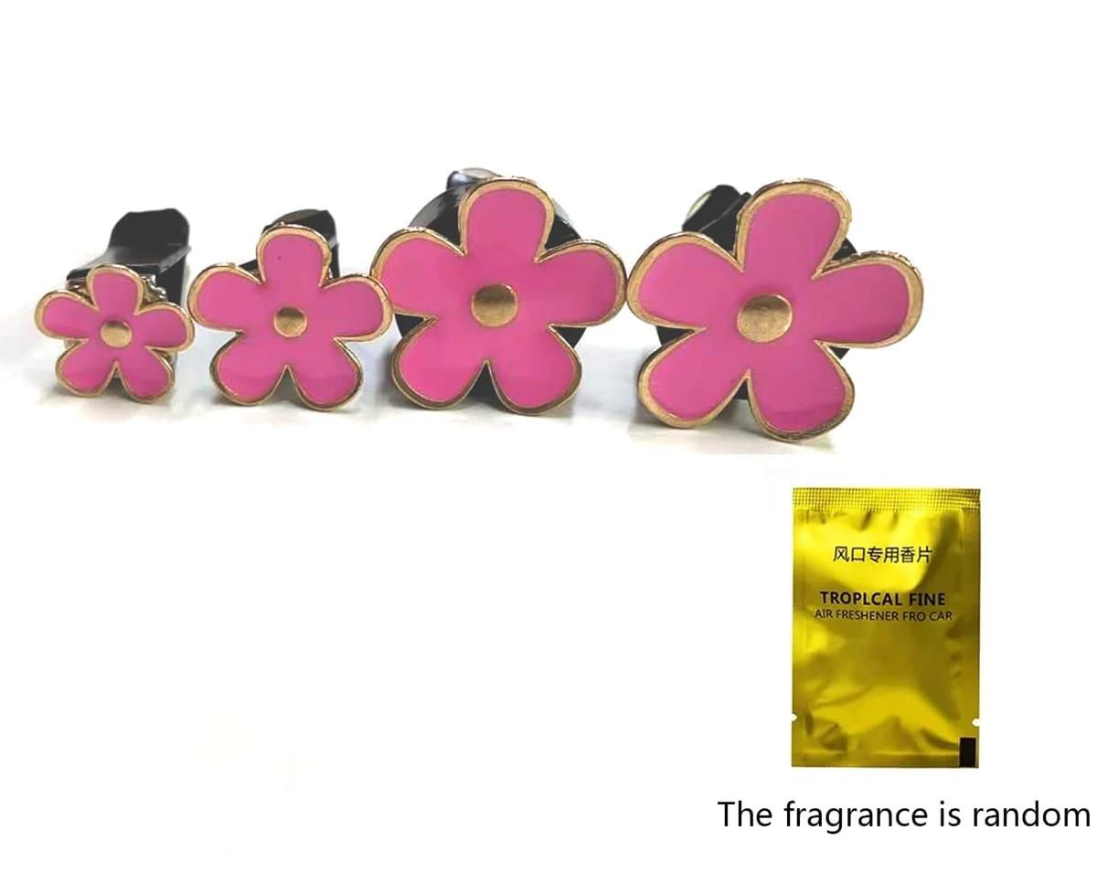 Perfume Clips for Car Saws Nice mini flower for aromatherapy Creative interior decoration car Deodorant accessories for environments