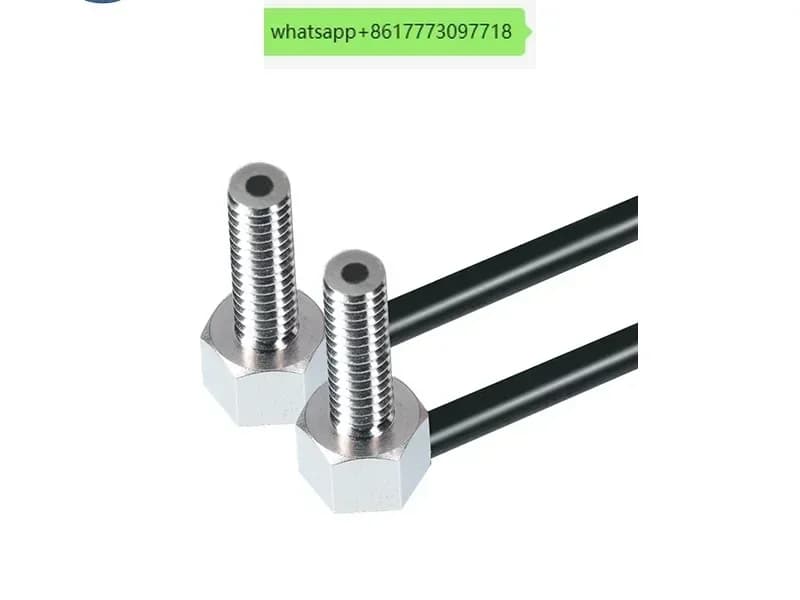CX2-D6FL Diffuse Reflective Fiber Optic Wire M6 Thread Fiber Optic Sensor Unit